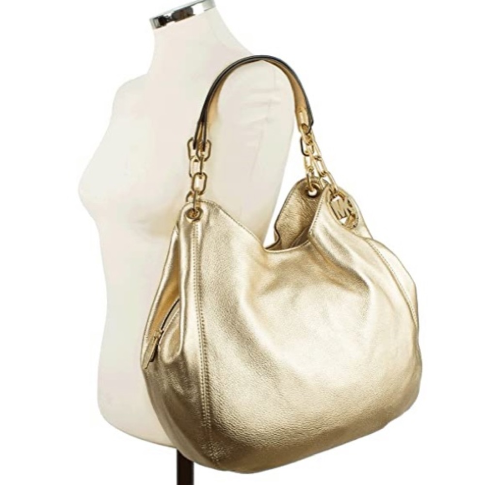 MK Gold shoulder Tote